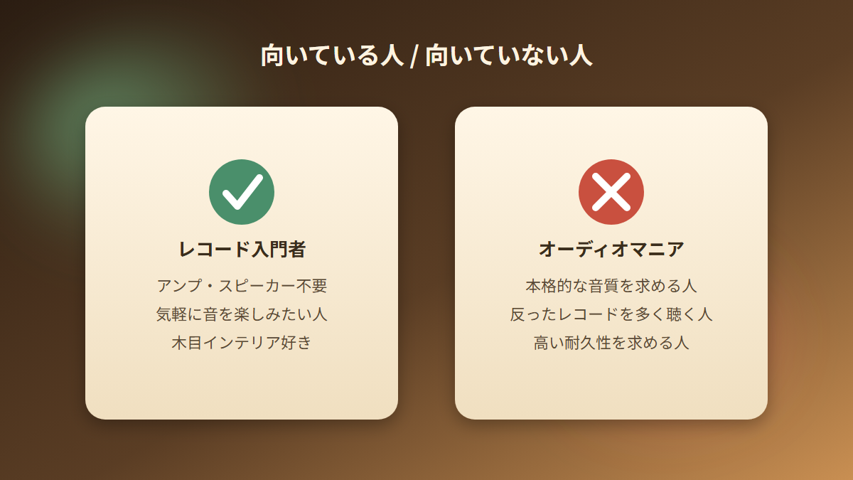 Max LPが向いている人・向いていない人の比較